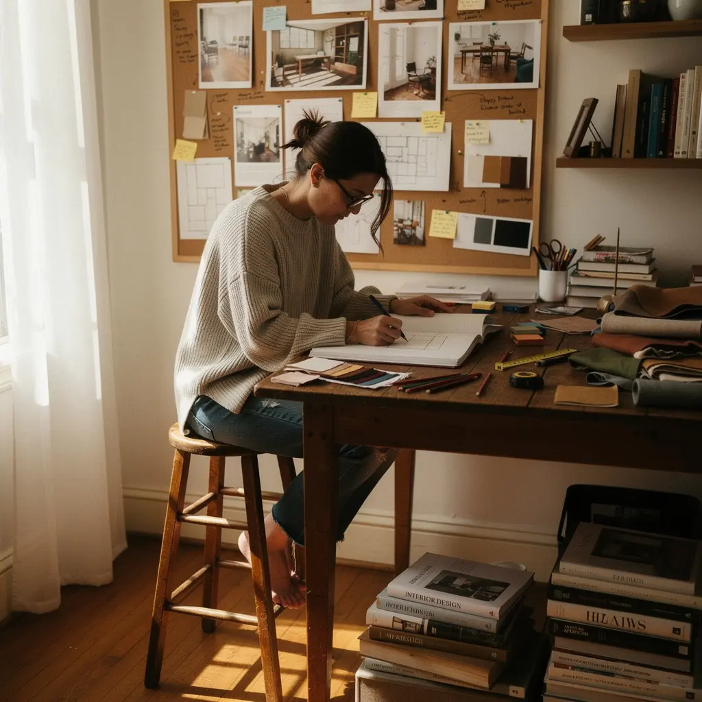 Пример типографики с различными шрифтами и размерами текста