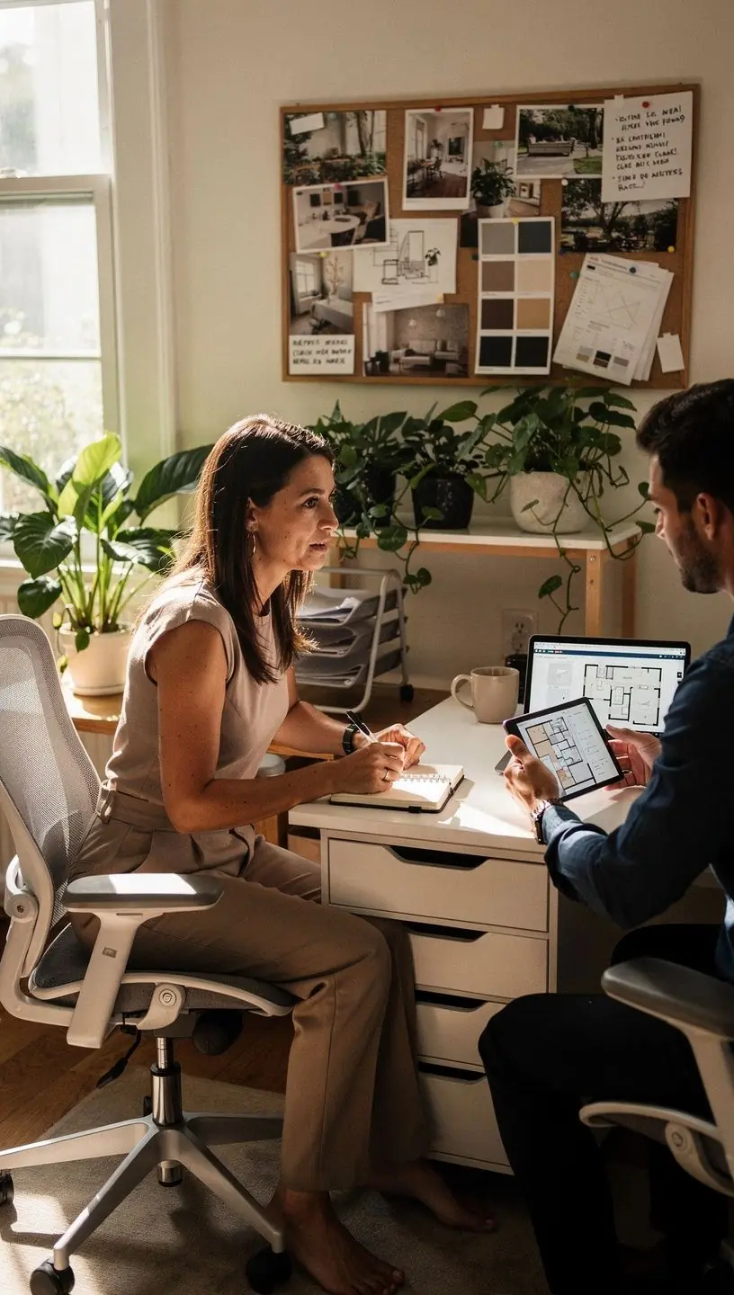 Кухня с функциональной планировкой и современными бытовыми приборами