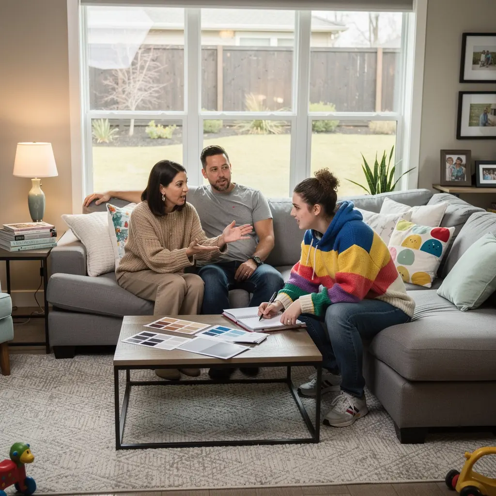 Детская комната с ярким декором и безопасной игровой зоной