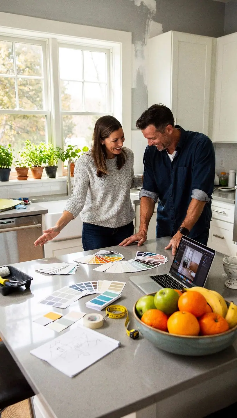 Ванная комната с элегантной отделкой и современными сантехническими изделиями.